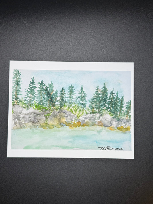 Blackstone Bay 4" x 5" Blank Notecard