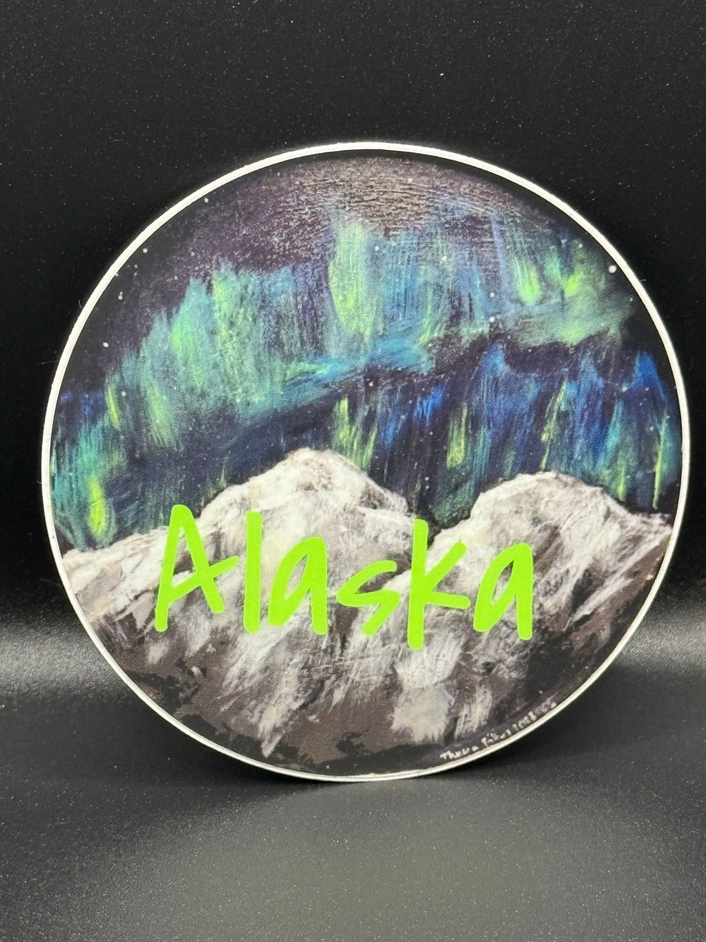 Northern Lights Vinyl Sticker 2