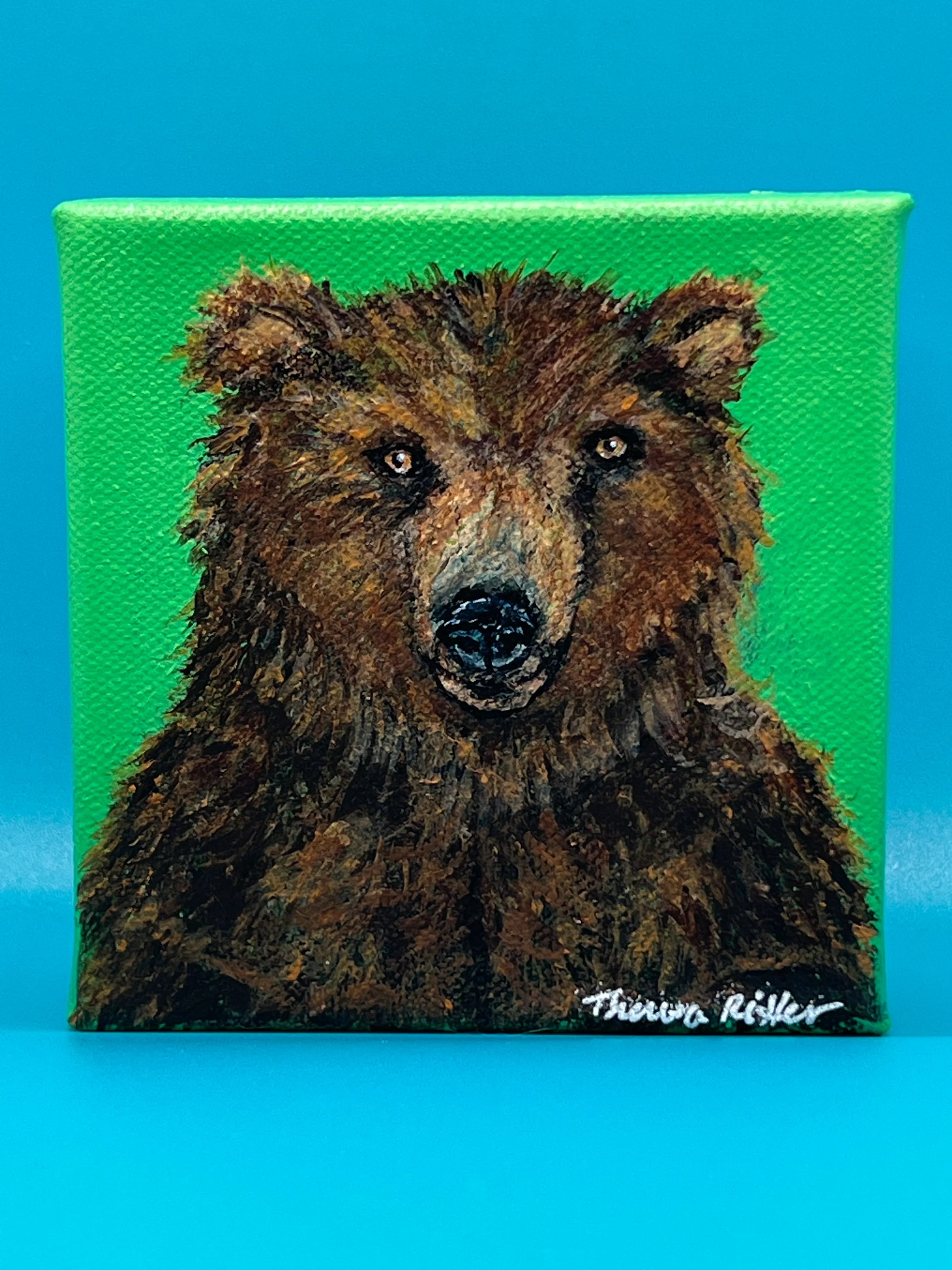 Grizz painting front