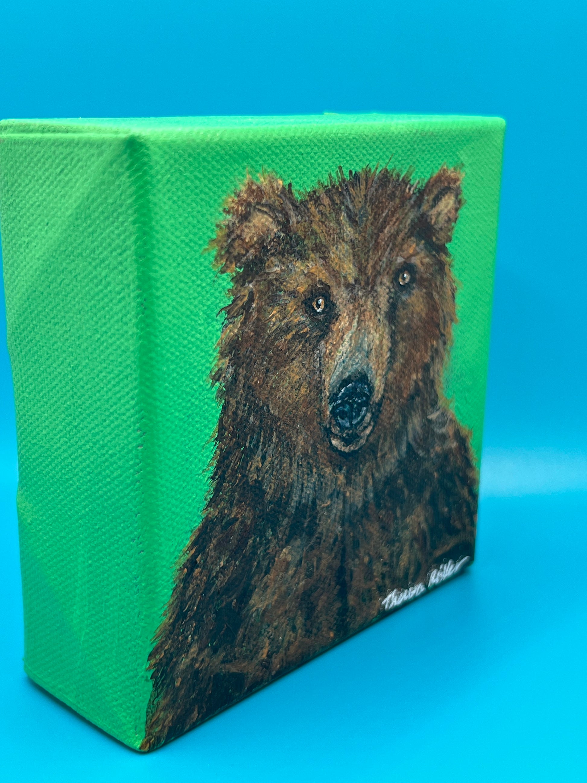 right side of painting