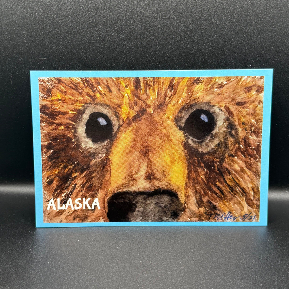 Hugo Bear Post Card