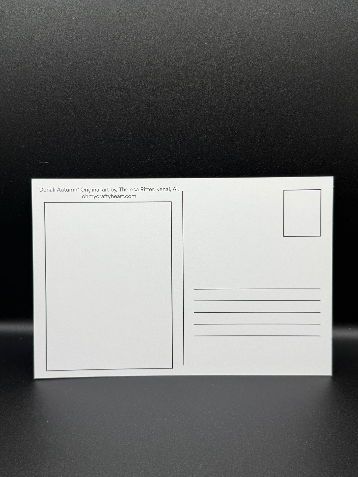 Denali Autumn Post Card