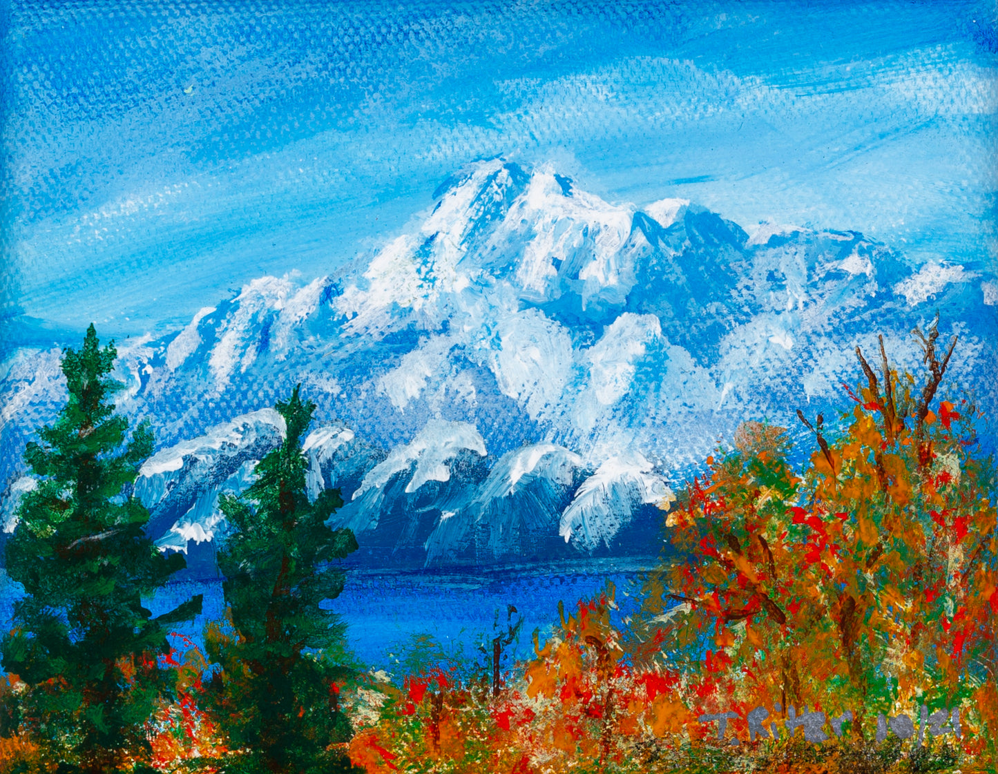 Denali Fall Art Print