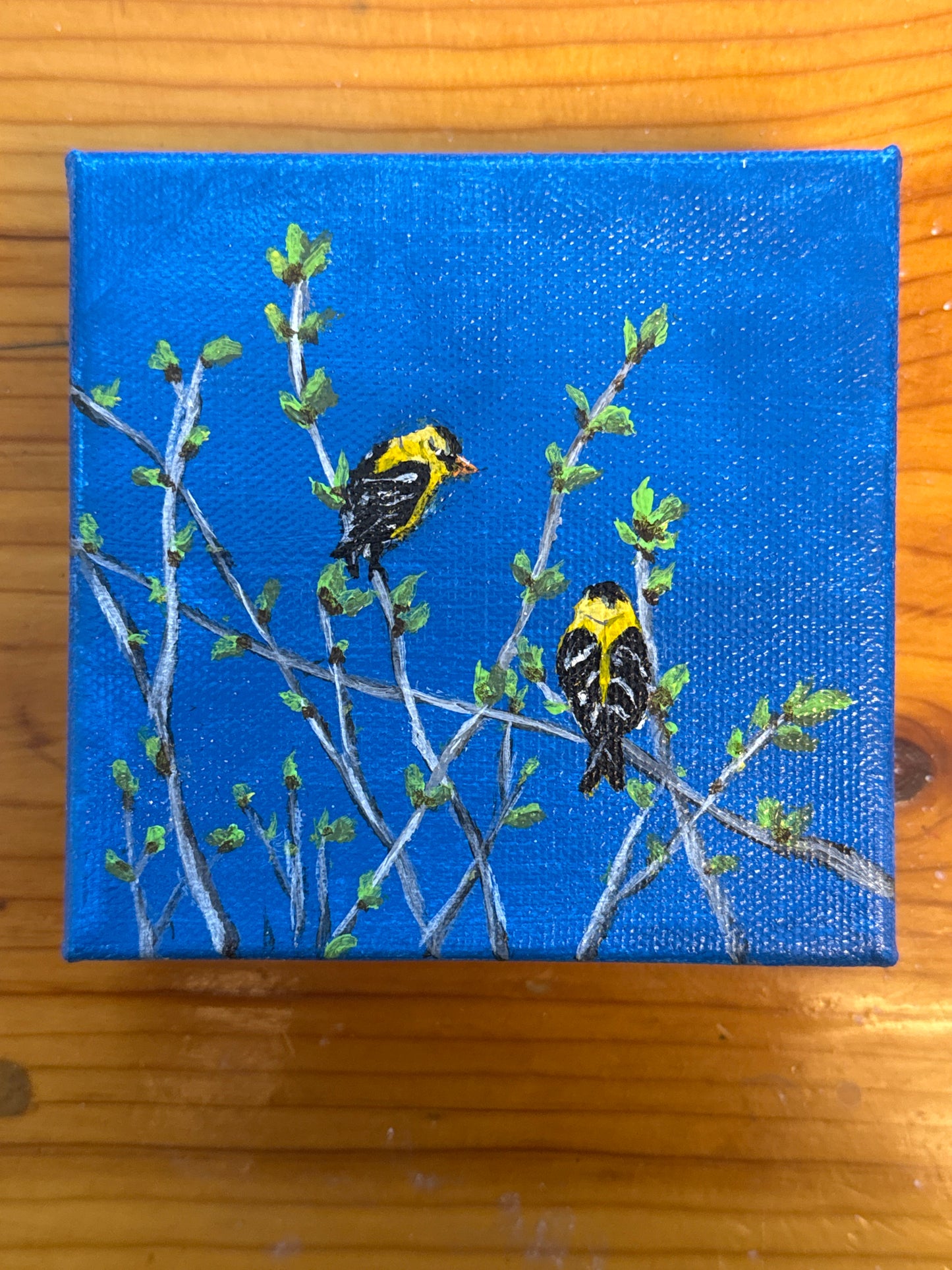 Goldfinch Spring Original #2