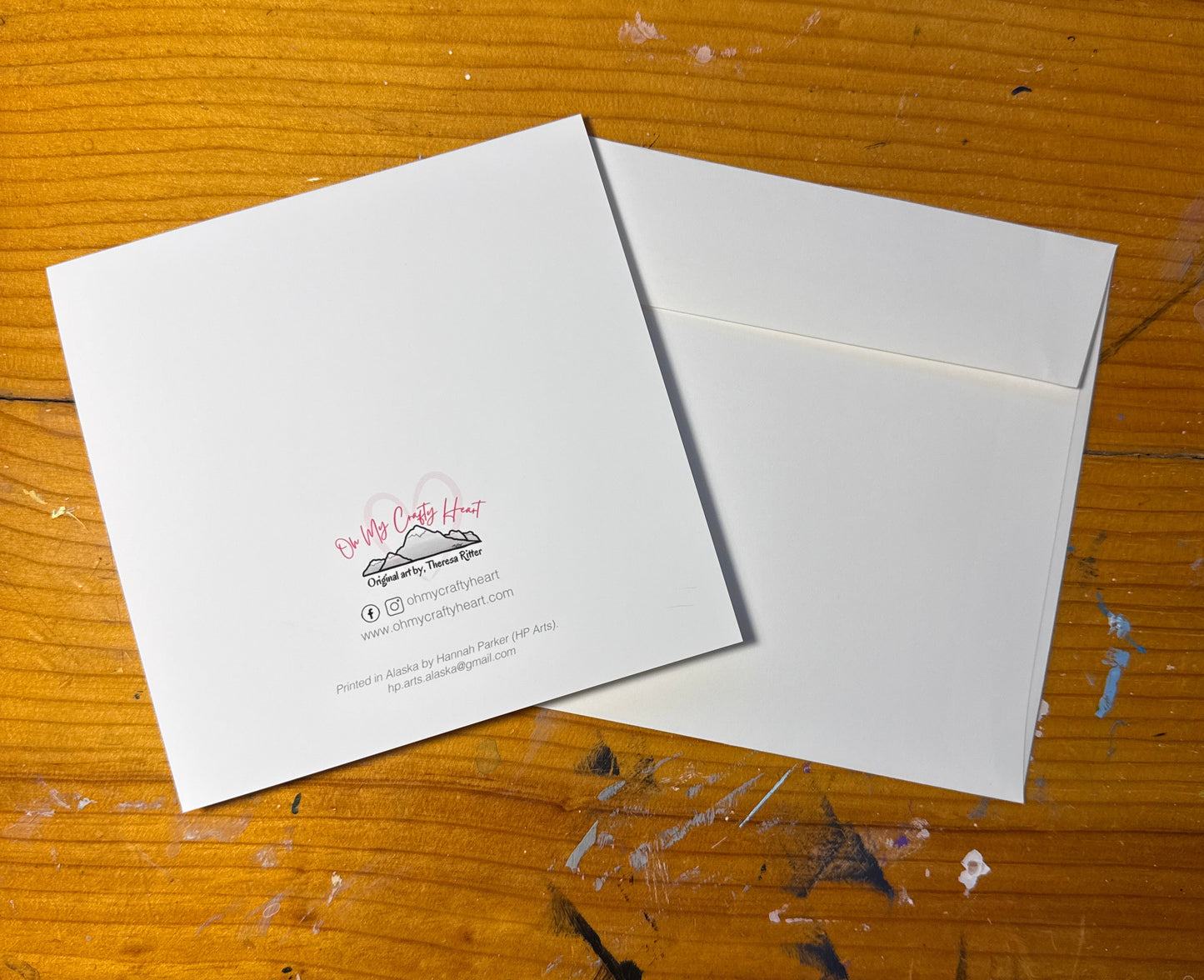 October Sky 5"x 5" Note Cards