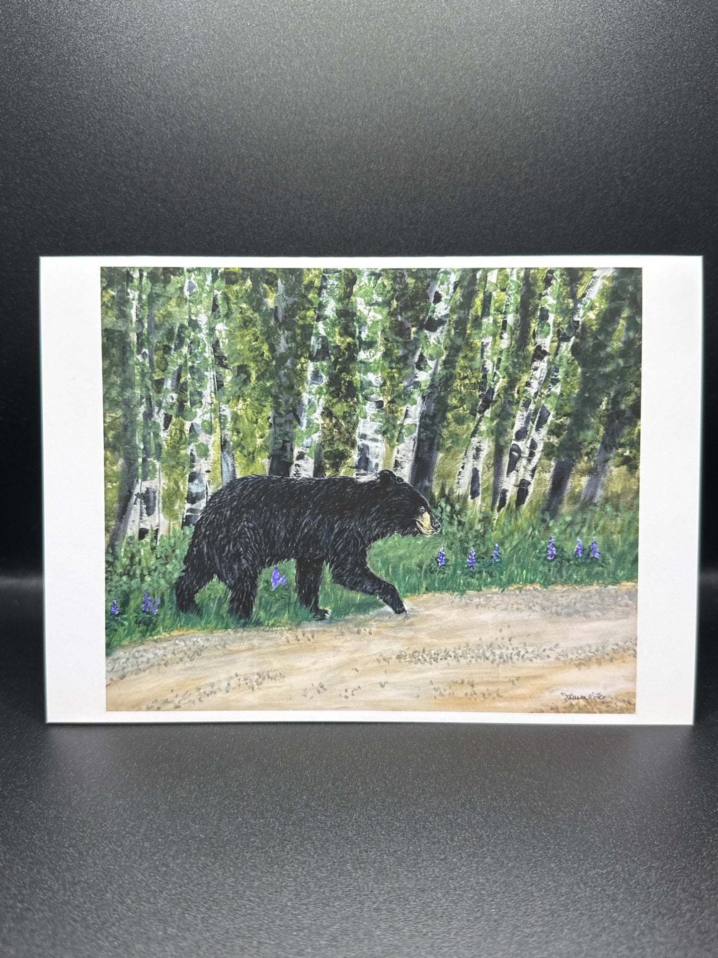 Skilak Spring Bear 5"x 7" Note Card