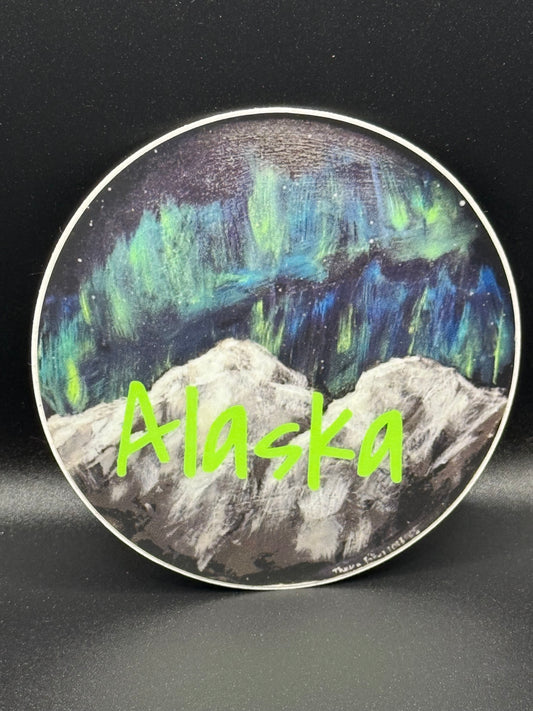 Northern Lights Vinyl Sticker 2