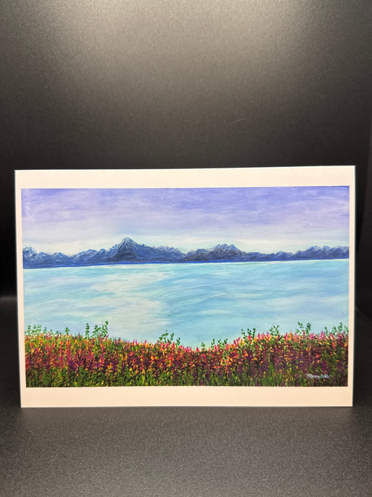 Falling For Homer 5"x 7" Note Card