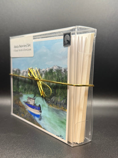 Alaska Note Card Boxed 4"x 5" Set of 5