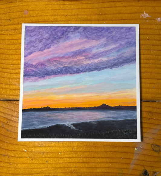 October Sky 5"x 5" Note Cards