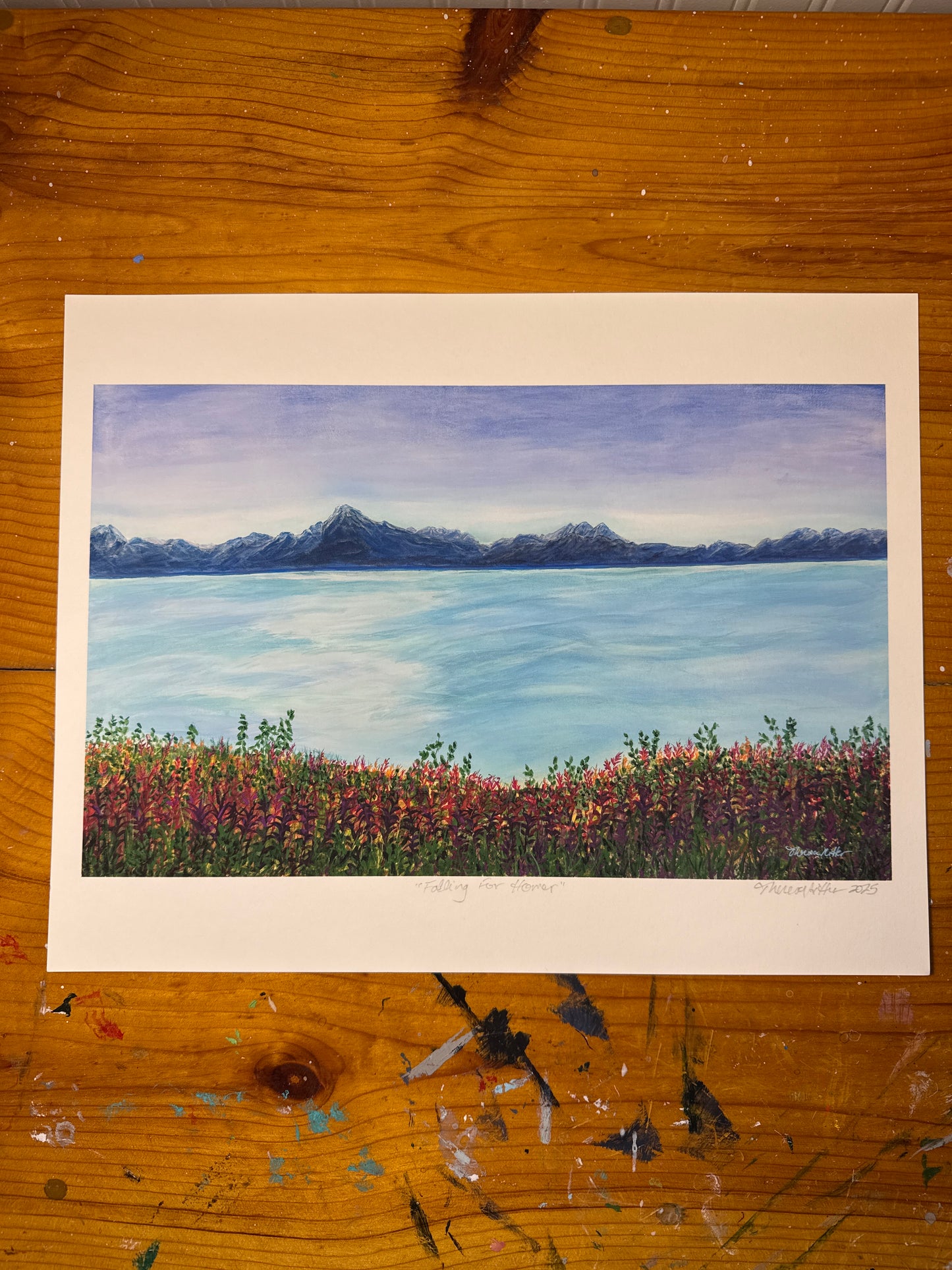 Falling For Homer Art Prints