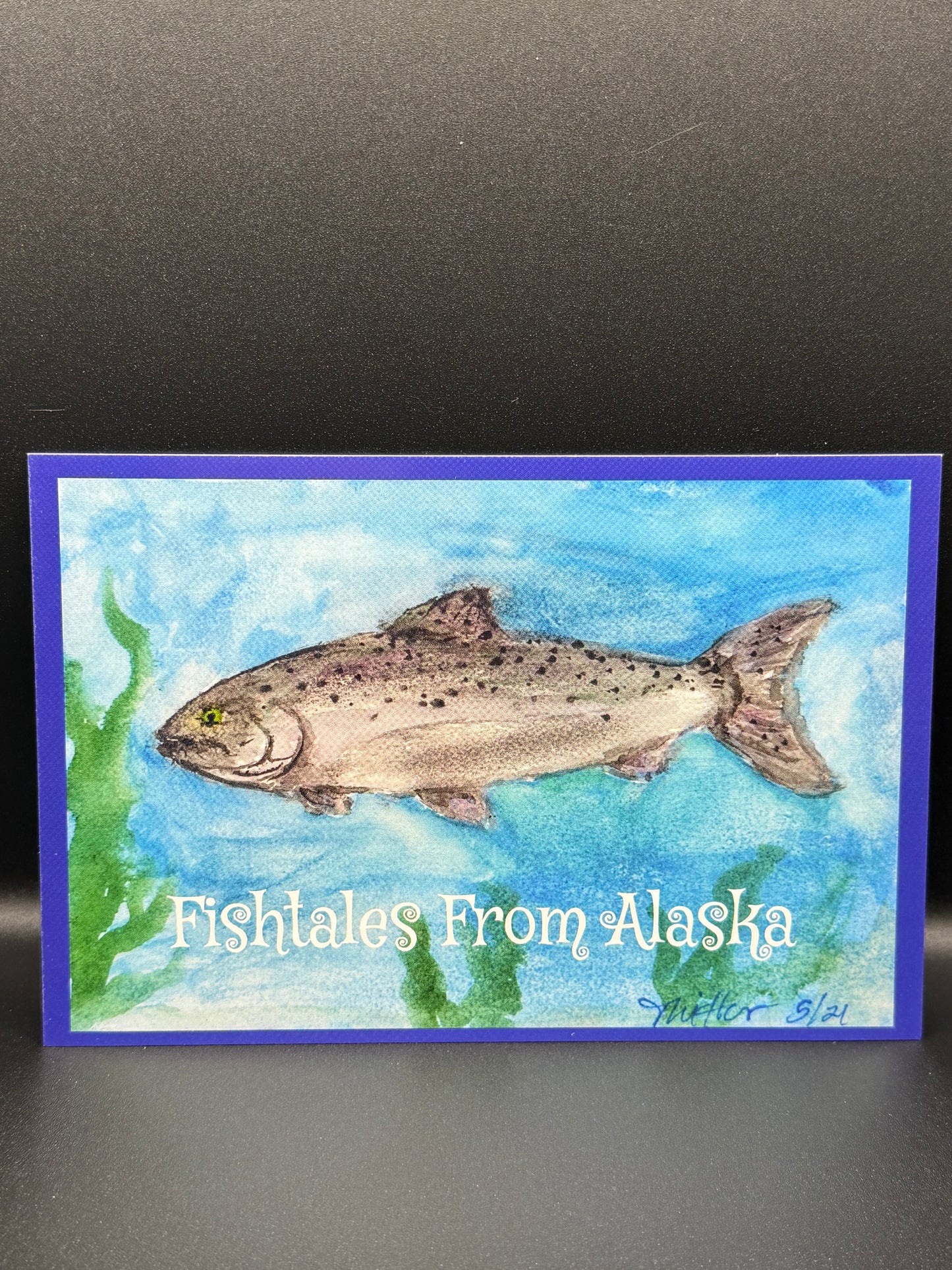 Fishtales From Alaska Post Card