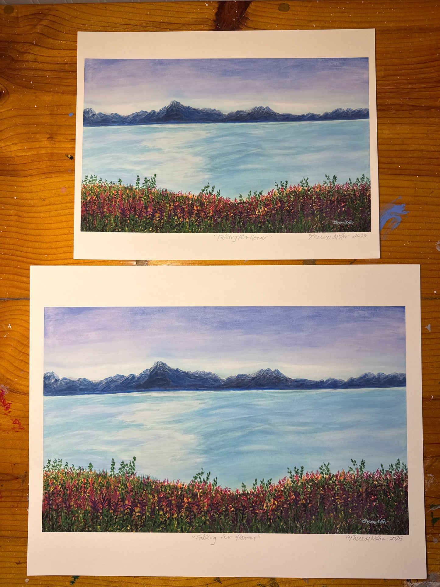 Falling For Homer Art Prints