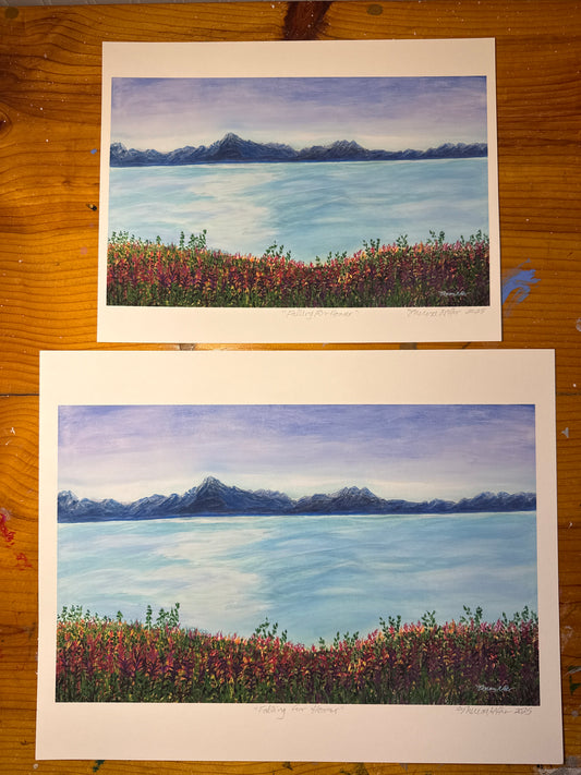 Falling For Homer Art Prints