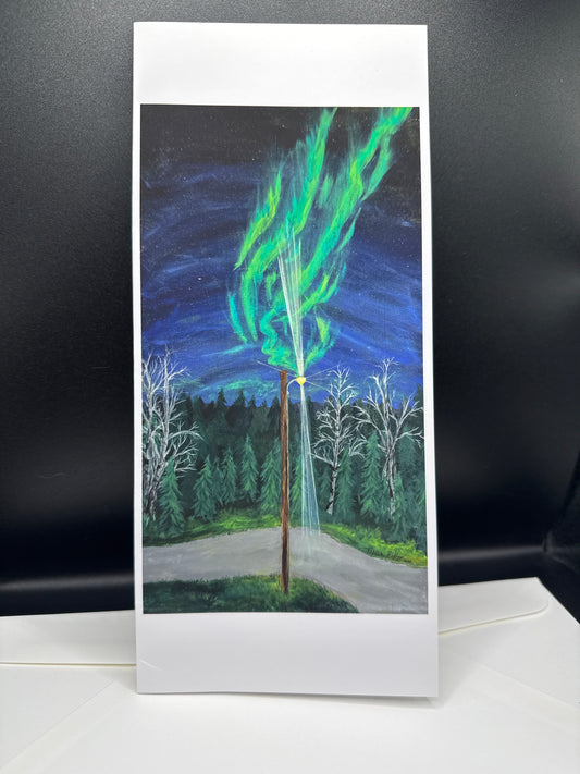 Lights On 4x9 Note Card