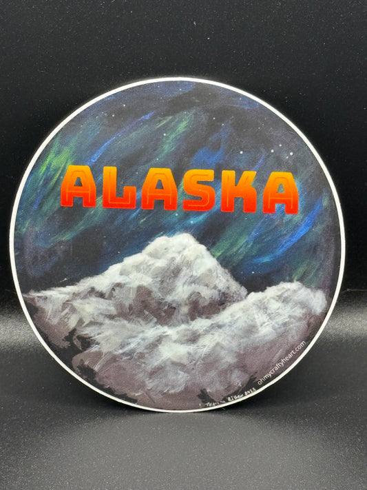 Northern Lights Vinyl Sticker 3