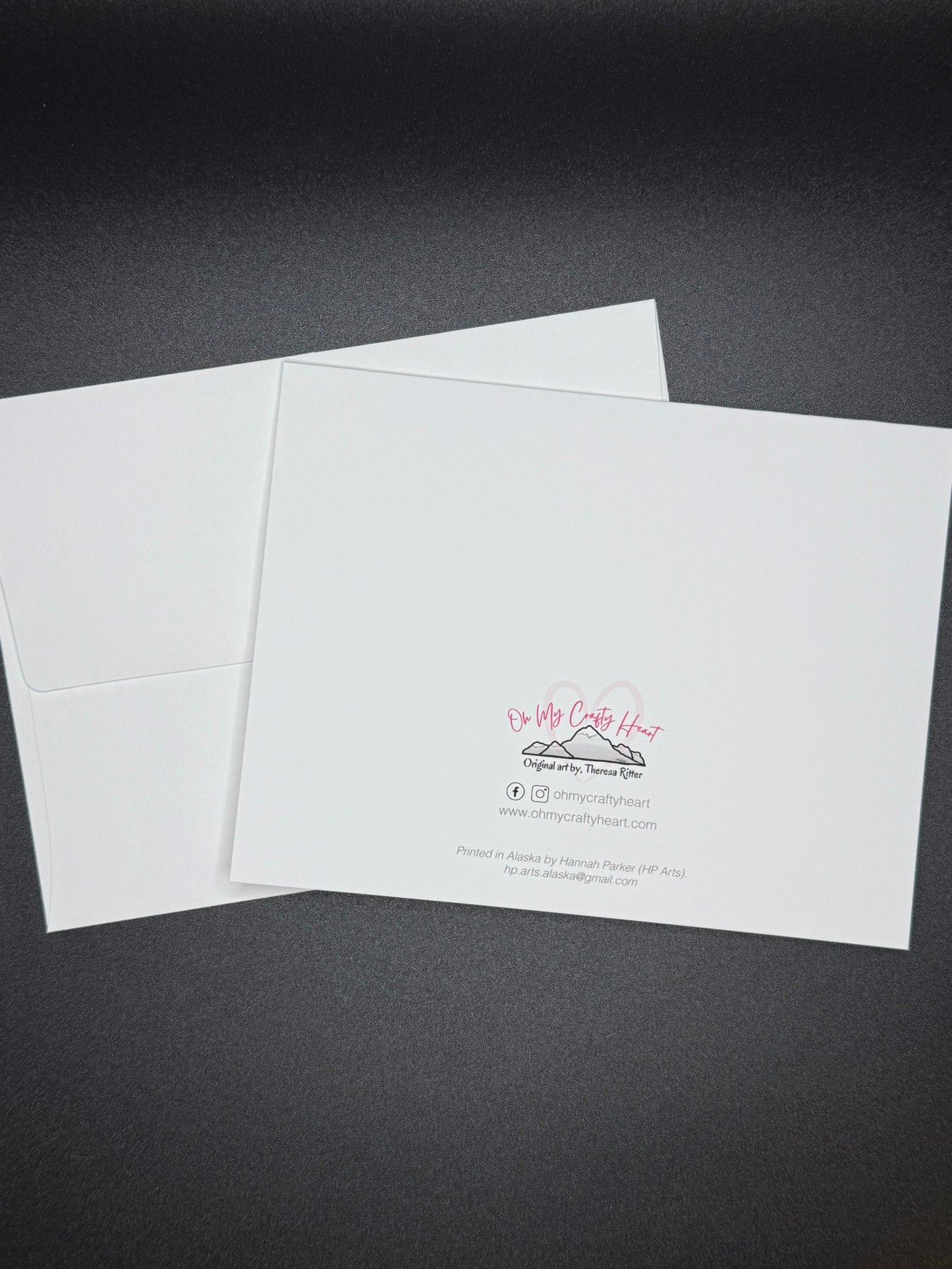 King 4" x 5" Blank Notecard