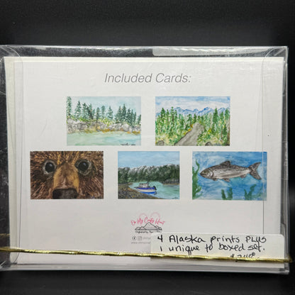 Alaska Note Card Boxed 4"x 5" Set of 5