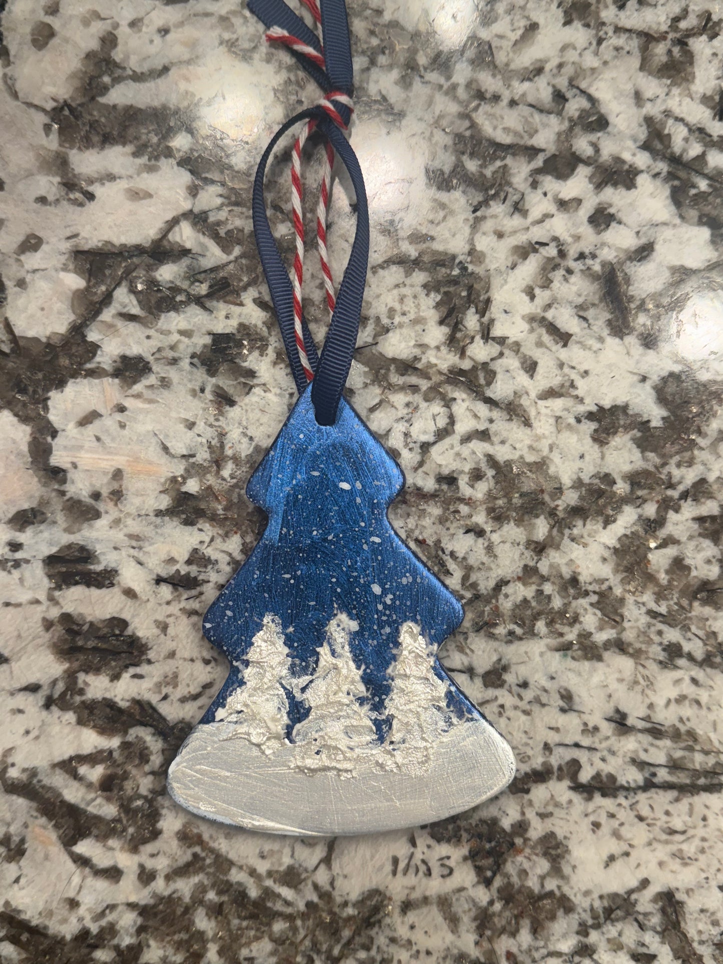 Snowy Tree Ornaments