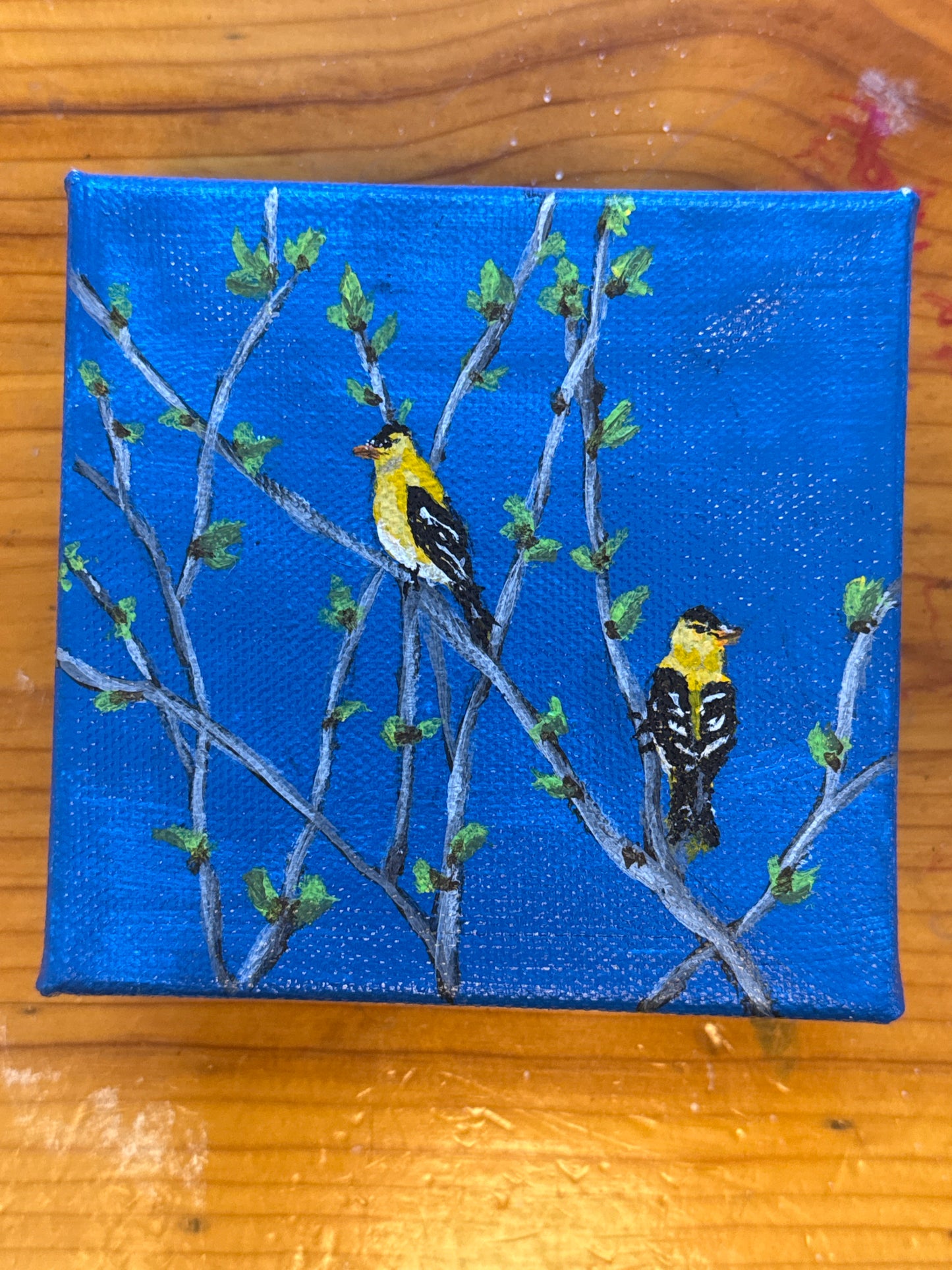 Goldfinch Spring Original #3