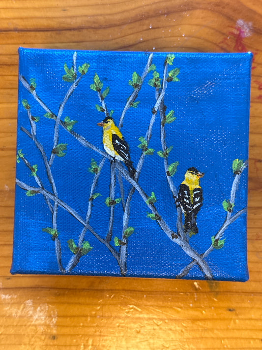Goldfinch Spring Original #3