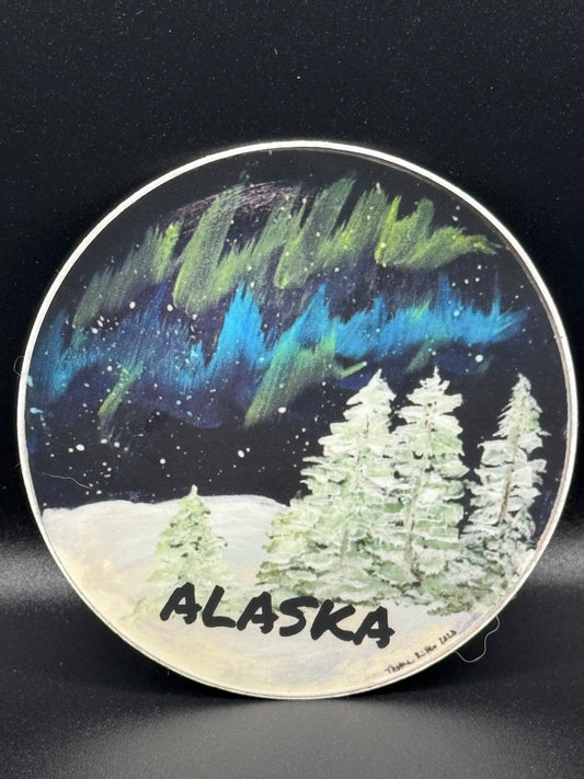 Northern Lights Vinyl Sticker 1